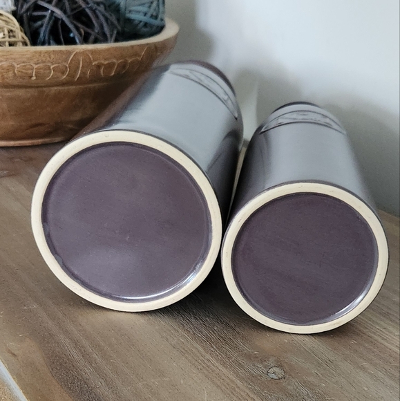 🌸 Elegant Lavender Ceramic Vase Set – Heavy Weight, Excellent Condition - Picture 15 of 16